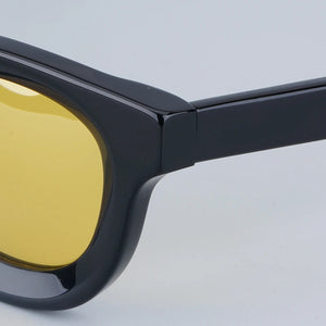 JAPANESE Oval Concept High Street Sunglasses Frames Retro Vintage Designer Classical Thick Acetate Men Eyeglasses with Full Case