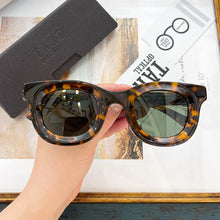 Load image into Gallery viewer, JAPANESE Oval Concept High Street Sunglasses Frames Retro Vintage Designer Classical Thick Acetate Men Eyeglasses with Full Case