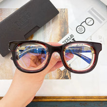Load image into Gallery viewer, JAPANESE Oval Concept High Street Sunglasses Frames Retro Vintage Designer Classical Thick Acetate Men Eyeglasses with Full Case