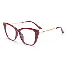 Load image into Gallery viewer, JASPEER Retro Cat Eye Glasses Frames Women Square Eye Glasses Frames Men Eyeglasses Optical Frames Customized Glassess Eyewear