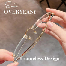 Load image into Gallery viewer, JIANDAN CH Series OVERYEASY Anti-blue Light Myopia Glasses Frame Borderless Retro Carved Trendy Frameless Eye Wear