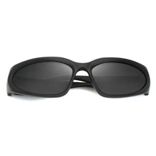Carica l&#39;immagine nel visualizzatore di Gallery, JM Wrap Around Y2K Sunglasses for Men Women Trendy Futuristic Oval Shades