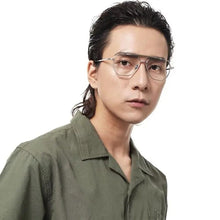 Carica l&#39;immagine nel visualizzatore di Gallery, JMM Brand Design Titanium Glasses Frame Men JACQUES Original Quality Japanese Pilot Eyeglasses Large Size Myopia Spectacles