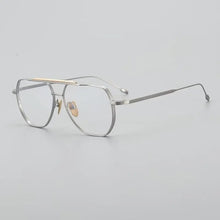 Carica l&#39;immagine nel visualizzatore di Gallery, JMM Brand Design Titanium Glasses Frame Men JACQUES Original Quality Japanese Pilot Eyeglasses Large Size Myopia Spectacles