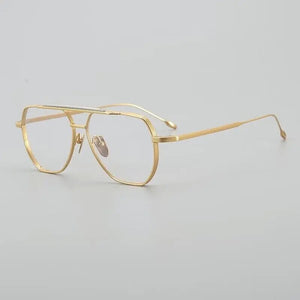 JMM Brand Design Titanium Glasses Frame Men JACQUES Original Quality Japanese Pilot Eyeglasses Large Size Myopia Spectacles