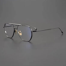 Carica l&#39;immagine nel visualizzatore di Gallery, JMM Brand Design Titanium Glasses Frame Men JACQUES Original Quality Japanese Pilot Eyeglasses Large Size Myopia Spectacles