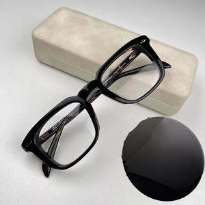 JMM JMMPD02 Handcraft in Japan Acetate Sunglasses Square Tortoise Men Classical Handmade Designer Brand Prescription Eyeglasses