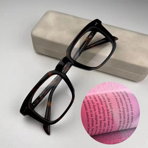 JMM JMMPD02 Handcraft in Japan Acetate Sunglasses Square Tortoise Men Classical Handmade Designer Brand Prescription Eyeglasses