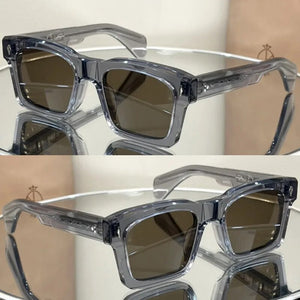 JMM Premium Vinegar Fiber Cool Square Men's and Women's Sunglasses KAINE Anti UV JACQU Ball Kit