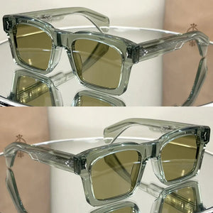 JMM Premium Vinegar Fiber Cool Square Men's and Women's Sunglasses KAINE Anti UV JACQU Ball Kit