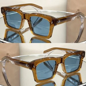 JMM Premium Vinegar Fiber Cool Square Men's and Women's Sunglasses KAINE Anti UV JACQU Ball Kit