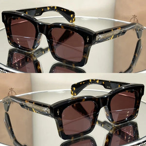 JMM Premium Vinegar Fiber Cool Square Men's and Women's Sunglasses KAINE Anti UV JACQU Ball Kit