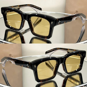 JMM Premium Vinegar Fiber Cool Square Men's and Women's Sunglasses KAINE Anti UV JACQU Ball Kit