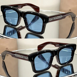 JMM Premium Vinegar Fiber Cool Square Men's and Women's Sunglasses KAINE Anti UV JACQU Ball Kit