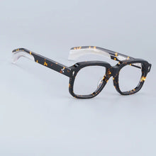 Load image into Gallery viewer, JMM Union Eyeglasses Designer Men Handmade Acetate Black Tortoise Japan Style Glasses Ladies Outdoor Eyewear with Case