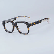 Load image into Gallery viewer, JMM Union Eyeglasses Designer Men Handmade Acetate Black Tortoise Japan Style Glasses Ladies Outdoor Eyewear with Case