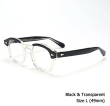 Load image into Gallery viewer, JackJad   Acetate Frame Johnny Depp Lemtosh Style Eyewear Frame Vintage Round Brand Design Eyeglasses Oculos De Grau