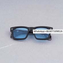 Load image into Gallery viewer, Jacques Marie Sunglasses Kaine Vintage Square Acetate Sunglass Sun Glasses for Men Zonnebril Voor Mannen Glasses Men Sunglasses