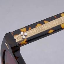 Load image into Gallery viewer, Jacques Marie Sunglasses Kaine Vintage Square Acetate Sunglass Sun Glasses for Men Zonnebril Voor Mannen Glasses Men Sunglasses