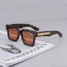 Load image into Gallery viewer, Jacques Marie Sunglasses Kaine Vintage Square Acetate Sunglass Sun Glasses for Men Zonnebril Voor Mannen Glasses Men Sunglasses