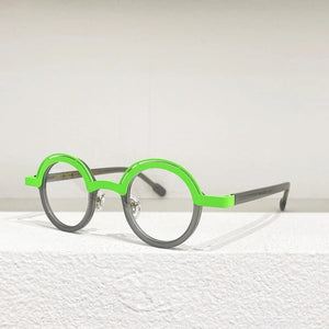 James Tart 470Personality round Myopia glasses frame Eye Glasses Frames for Men Spectacle Frames Women prescription glasses 42mm