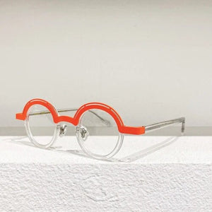 James Tart 470Personality round Myopia glasses frame Eye Glasses Frames for Men Spectacle Frames Women prescription glasses 42mm