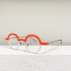 James Tart 470Personality round Myopia glasses frame Eye Glasses Frames for Men Spectacle Frames Women prescription glasses 42mm