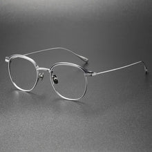 Load image into Gallery viewer, Japan Brand Designer Blanks Vintage Oval Eyebrow Style Titanium Frame Glasses Women Fashion Optical Prescription Lens Eyeglasses