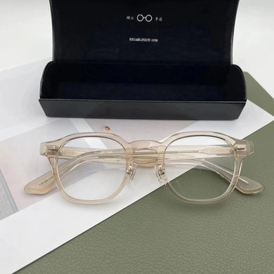 Japan Brand Designer KC-60 Transparent Eyeglasses Frame Vintage Eyeglasses for Men Women Retro Optical Myopia Glasses Women