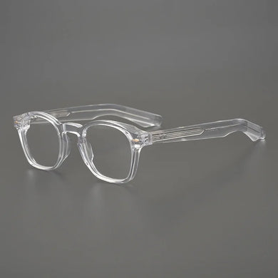 Japan Handmade Men Premium Acetate Frame Eyeglasses Women Vintage Small Square Optical Myopia Glasses For Prescription Lenses