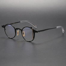 Load image into Gallery viewer, Japan Luxury Brand Designer Men Retro Round Titanium Frame Eyeglasses Women Fashion Irregular Unique Small Circle Lenses Glasses