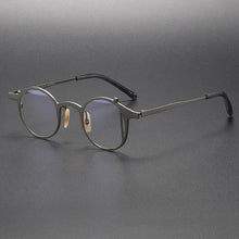 Load image into Gallery viewer, Japan Luxury Brand Designer Men Retro Round Titanium Frame Eyeglasses Women Fashion Irregular Unique Small Circle Lenses Glasses