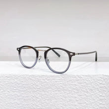Carica l&#39;immagine nel visualizzatore di Gallery, Japanese 7285 Pure Titanium Frame Glasses Men Optical Prescription Eyeglasses Round Women Designer Myopia Eyewear Handmade