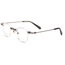 Carica l&#39;immagine nel visualizzatore di Gallery, Montature per occhiali da vista poligonali in acetato giapponese Montature da uomo Retro Designer Occhiali di marca fatti a mano da donna Occhiali da vista miopia