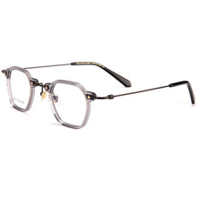 Carica l&#39;immagine nel visualizzatore di Gallery, Montature per occhiali da vista poligonali in acetato giapponese Montature da uomo Retro Designer Occhiali di marca fatti a mano da donna Occhiali da vista miopia