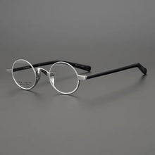 Load image into Gallery viewer, Japanese Brand Lennon Titanium Round Glasses Men Women Handmade Ultra-Light Small Frame Retro Eyeglasses Myopia Oculos Semi-Rim