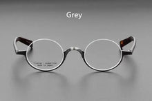 Load image into Gallery viewer, Japanese Brand Lennon Titanium Round Glasses Men Women Handmade Ultra-Light Small Frame Retro Eyeglasses Myopia Oculos Semi-Rim
