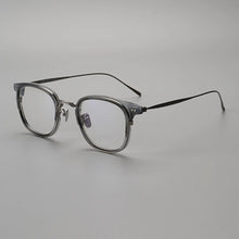 Carica l&#39;immagine nel visualizzatore di Gallery, Japanese Brand Titanium Acetate Glasses Frame Men Women Square Ultralight Eyewear Prescription Eyeglasses Blue Light Optical Len