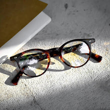 Load image into Gallery viewer, Japanese Celluloid CF-9021 Hand-made Aectate Retro Round Glasses Frame Men Women Myopic Reading Optical Prescription Eyeglasses