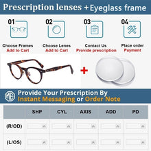 Load image into Gallery viewer, Japanese Celluloid CF-9021 Hand-made Aectate Retro Round Glasses Frame Men Women Myopic Reading Optical Prescription Eyeglasses