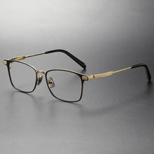 Carica l&#39;immagine nel visualizzatore di Gallery, Japanese Design Titanium Ultralight Glasses Frame Men&#39;s Business Square Prescription Eyeglasses Women Myopia Eyewear Optical Len