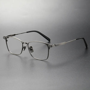 Japanese Design Titanium Ultralight Glasses Frame Men's Business Square Prescription Eyeglasses Women Myopia Eyewear Optical Len