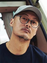 Carica l&#39;immagine nel visualizzatore di Gallery, Japanese Designer Retro Oval Men Glasses Frame Pure Titanium Women Myopia Prescription Eyeglasses Anti Blue Lens Gafas DRX2078