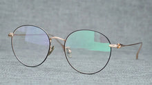 Carica l&#39;immagine nel visualizzatore di Gallery, Japanese Distinctive Round Glasses Frames Made of Titanium Men Sunglasses Women  Stylish Eyewear