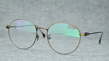 Carica l&#39;immagine nel visualizzatore di Gallery, Japanese Distinctive Round Glasses Frames Made of Titanium Men Sunglasses Women  Stylish Eyewear