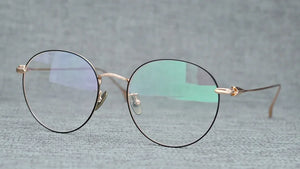 Japanese Distinctive Round Glasses Frames Made of Titanium Men Sunglasses Women  Stylish Eyewear