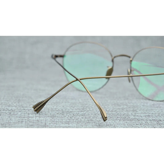 Japanese Distinctive Round Glasses Frames Made of Titanium Men Sunglasses Women  Stylish Eyewear