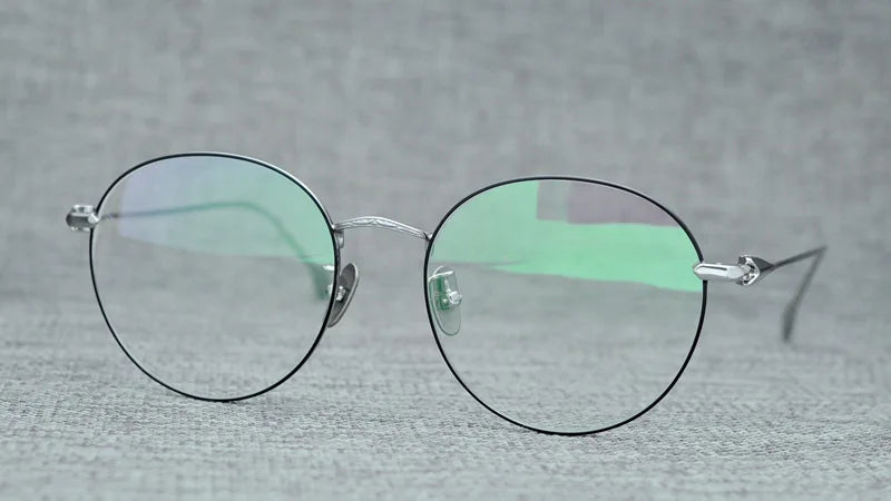 Japanese Distinctive Round Glasses Frames Made of Titanium Men Sunglasses Women  Stylish Eyewear