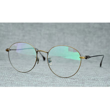 Carica l&#39;immagine nel visualizzatore di Gallery, Japanese Distinctive Round Glasses Frames Made of Titanium Men Sunglasses Women  Stylish Eyewear