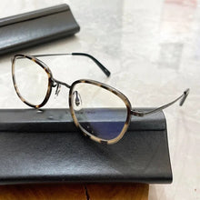 Load image into Gallery viewer, Japanese GMS-824 Pure Titanium Designer Vintage Round Eyeglasses Frame Men Hand-made Myopia Glasses Women Eye Accessories